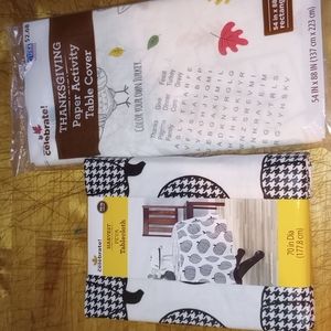 Harvest PEVA Tablecloth wipeable pumpkin